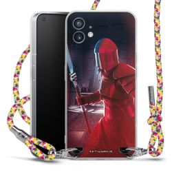 New Carry Case Transparent Stoff colourful/silber