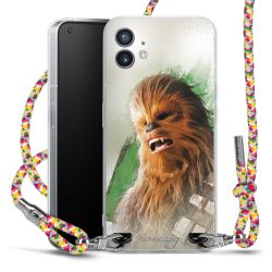 New Carry Case Transparent Stoff colourful/silber