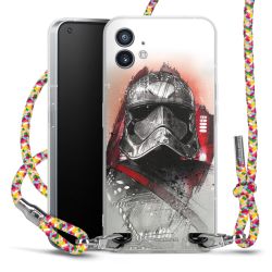 New Carry Case Transparent Stoff colourful/silber