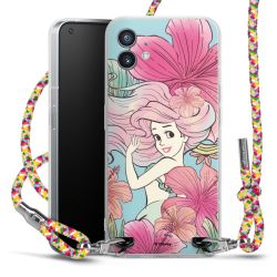 New Carry Case Transparent Stoff colourful/silber