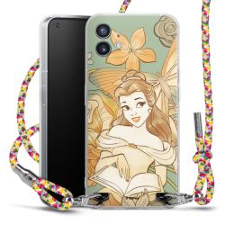 New Carry Case Transparent Stoff colourful/silber