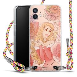 New Carry Case Transparent Stoff colourful/silber