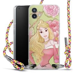 New Carry Case Transparent Stoff colourful/silber