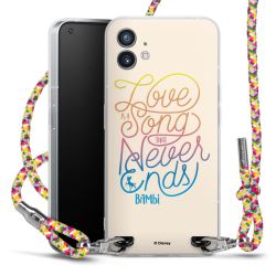 New Carry Case Transparent Stoff colourful/silber