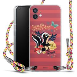 New Carry Case Transparent Stoff colourful/silber