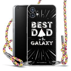 New Carry Case Transparent Stoff colourful/silber