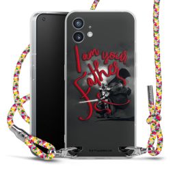 New Carry Case Transparent Stoff colourful/silber