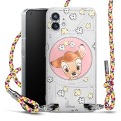 New Carry Case Transparent Stoff colourful/silber