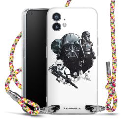 New Carry Case Transparent Stoff colourful/silber