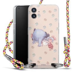 New Carry Case Transparent Stoff colourful/silber