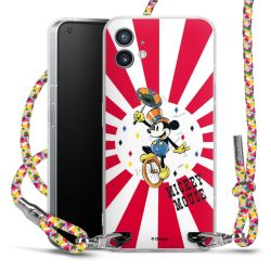 New Carry Case Transparent Stoff colourful/silber