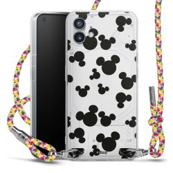 New Carry Case Transparent Stoff colourful/silber