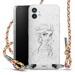 New Carry Case Transparent Stoff colourful/silber