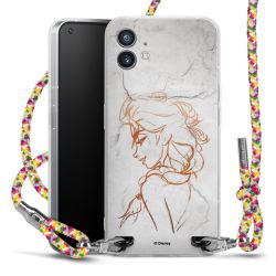 New Carry Case Transparent Stoff colourful/silber