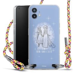 New Carry Case Transparent Stoff colourful/silber