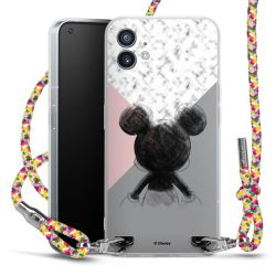 New Carry Case Transparent Stoff colourful/silber