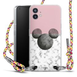 New Carry Case Transparent Stoff colourful/silber