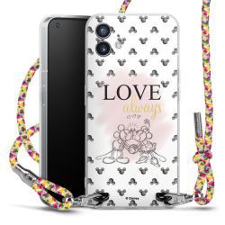 New Carry Case Transparent Stoff colourful/silber