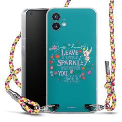 New Carry Case Transparent Stoff colourful/silber