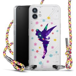 New Carry Case Transparent Stoff colourful/silber