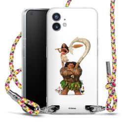 New Carry Case Transparent Stoff colourful/silber