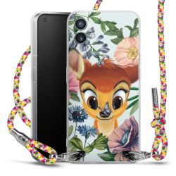 New Carry Case Transparent Stoff colourful/silber