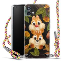 New Carry Case Transparent Stoff colourful/silber