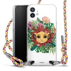 New Carry Case Transparent Stoff colourful/silber