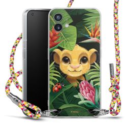 New Carry Case Transparent Stoff colourful/silber