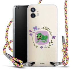 New Carry Case Transparent Stoff colourful/silber