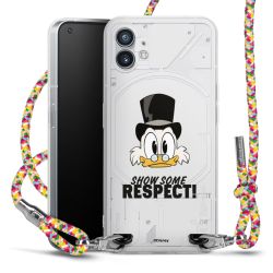 New Carry Case Transparent Stoff colourful/silber