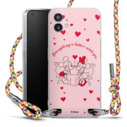 New Carry Case Transparent Stoff colourful/silber