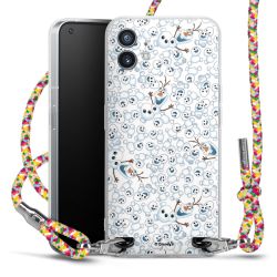 New Carry Case Transparent Stoff colourful/silber