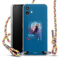 New Carry Case Transparent Stoff colourful/silber