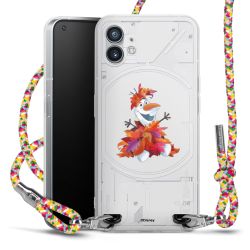 New Carry Case Transparent Stoff colourful/silber