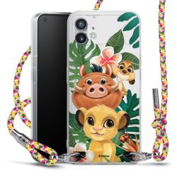 New Carry Case Transparent Stoff colourful/silber