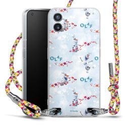 New Carry Case Transparent Stoff colourful/silber