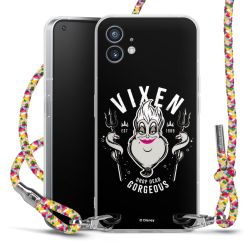 New Carry Case Transparent Stoff colourful/silber