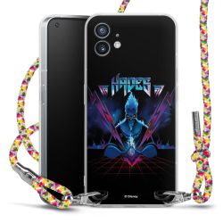 New Carry Case Transparent Stoff colourful/silber