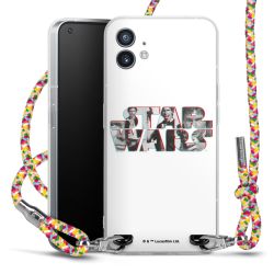 New Carry Case Transparent Stoff colourful/silber