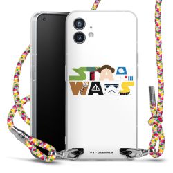 New Carry Case Transparent Stoff colourful/silber