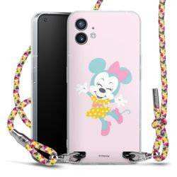 New Carry Case Transparent Stoff colourful/silber