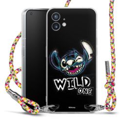 New Carry Case Transparent Stoff colourful/silber