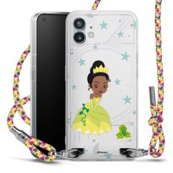 New Carry Case Transparent Stoff colourful/silber