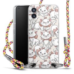 New Carry Case Transparent Stoff colourful/silber