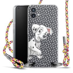 New Carry Case Transparent Stoff colourful/silber