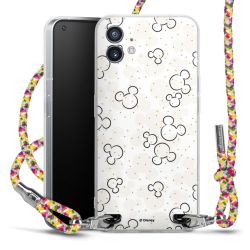 New Carry Case Transparent Stoff colourful/silber