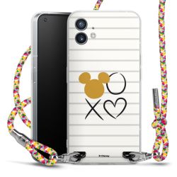 New Carry Case Transparent Stoff colourful/silber