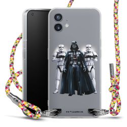 New Carry Case Transparent Stoff colourful/silber