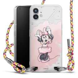 New Carry Case Transparent Stoff colourful/silber